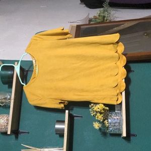 Altar'd State Scallop Trim Top